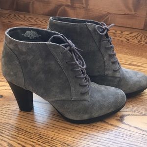 Merona wedge booties- worn only once!